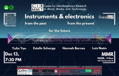 live@CIRMMT: Instruments and electronics, from the past, from the present, for the future