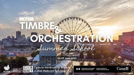 ACTOR Timbre and Orchestration Summer School 2025