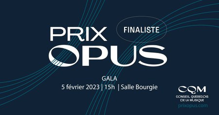 CIRMMT concerts recognized in three nominations for the Prix Opus!